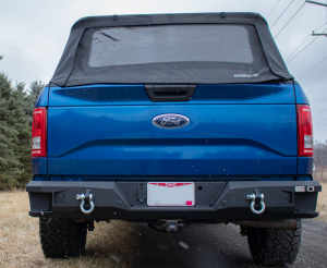 Ford F150 Bumper - Rear - Fishbone Offroad - Fishbone Offroad, Powder Coated Steel - Black - `15-`20 Ford F150 Bumper - Rear - Fishbone Offroad - Fishbone Offroad, Powder Coated Steel - Black - `15-`20